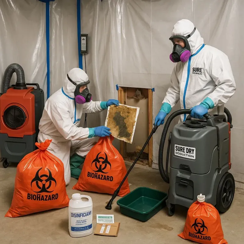 Contaminated Water Handling Protocols process in Chandler, OK