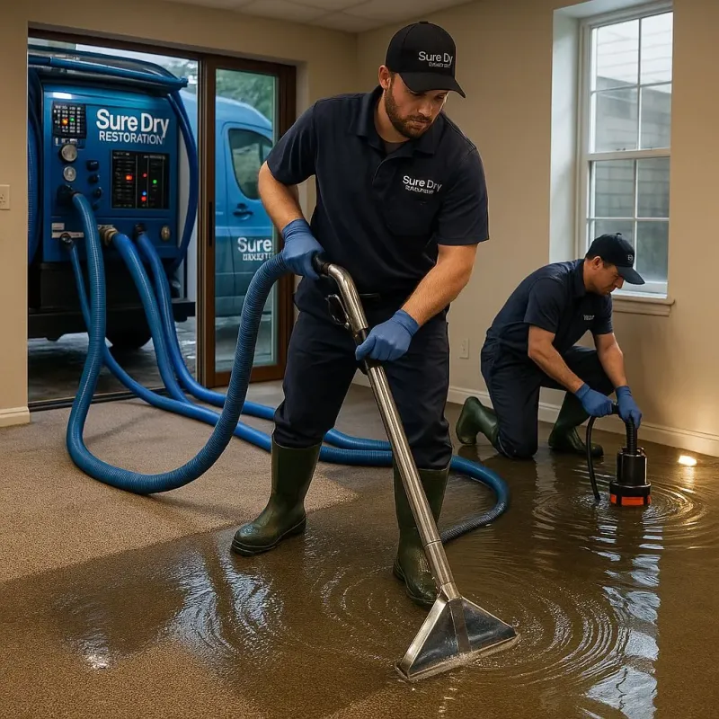 Water Extraction and Removal process in Chandler, OK